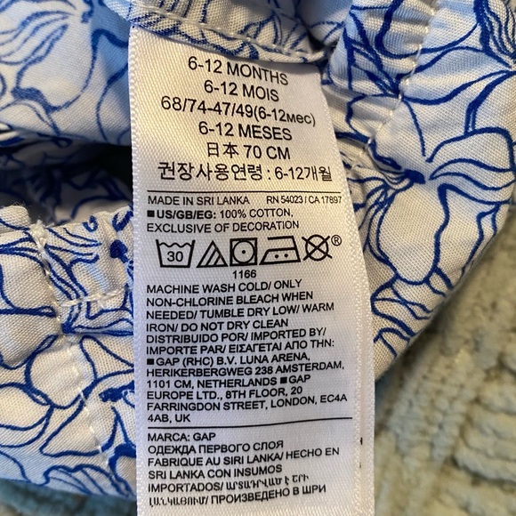 NWT Baby Gap Button-Up Shirt size 6-12 Months - Picture 6 of 7